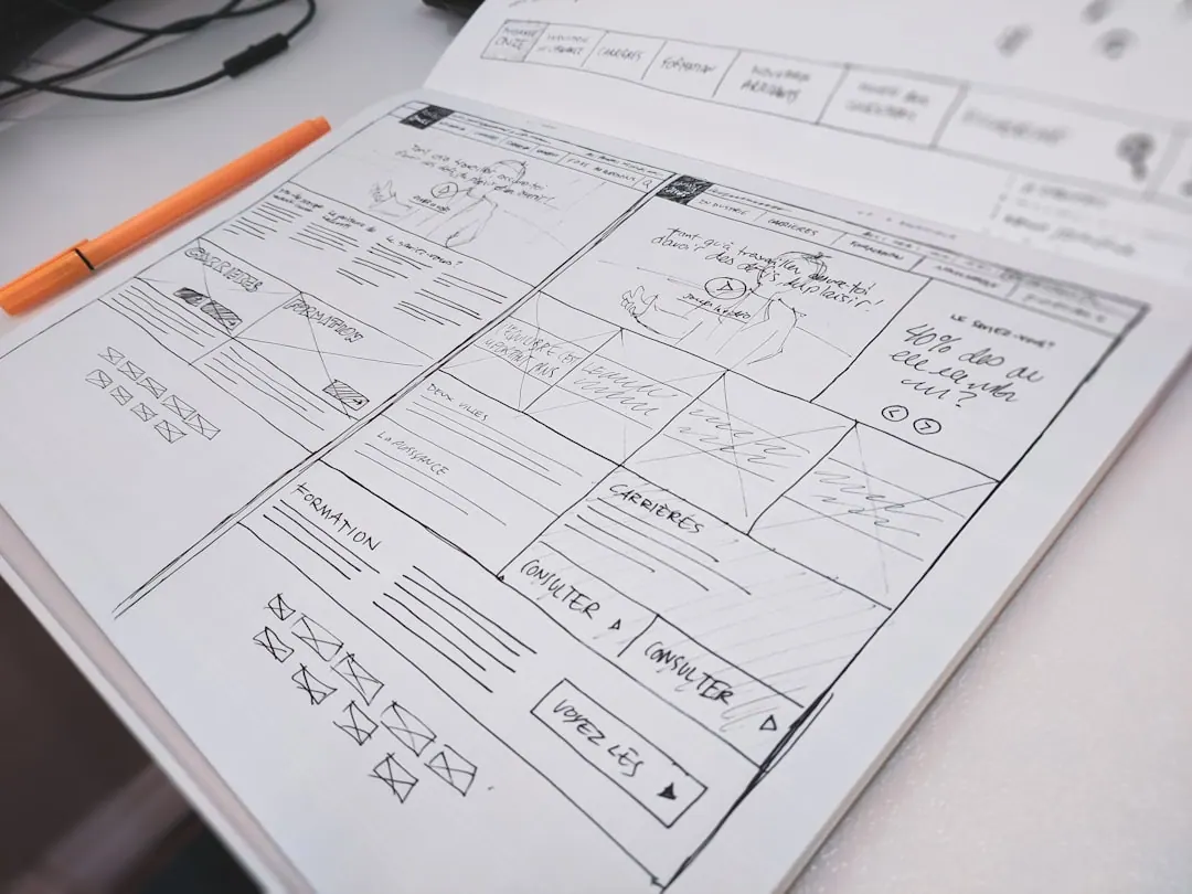 Website design work