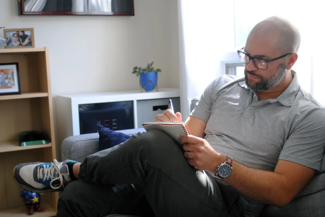 Professional taking notes during a strategy session